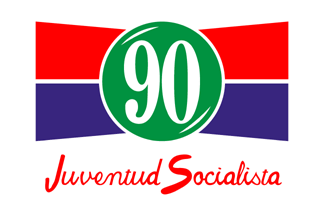 [Flag used by the Socialist Youth in Espacio 90]